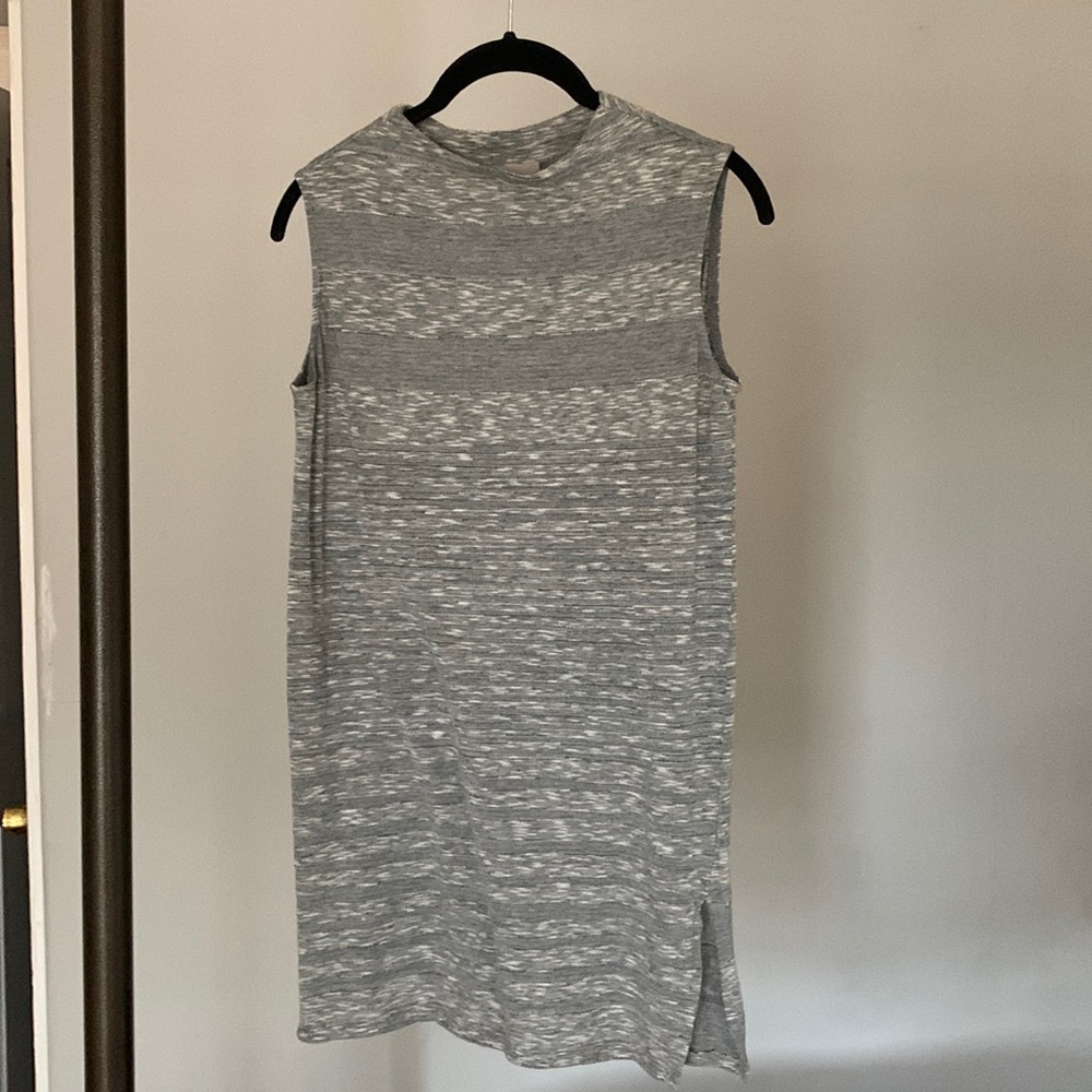 Anthropologie Grey Tunic and Mock Neck, Size Small
